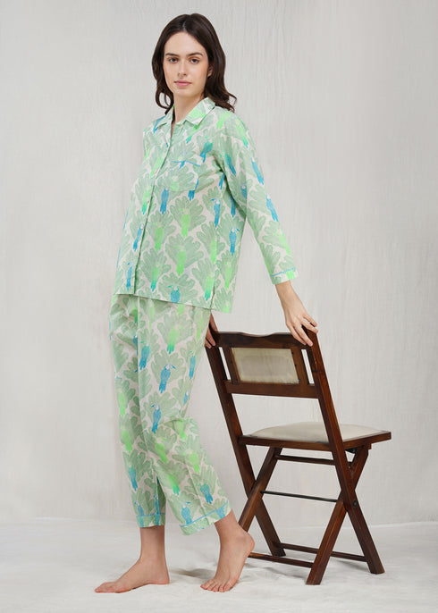 Women's Tropical Hornbill  Pajama Set